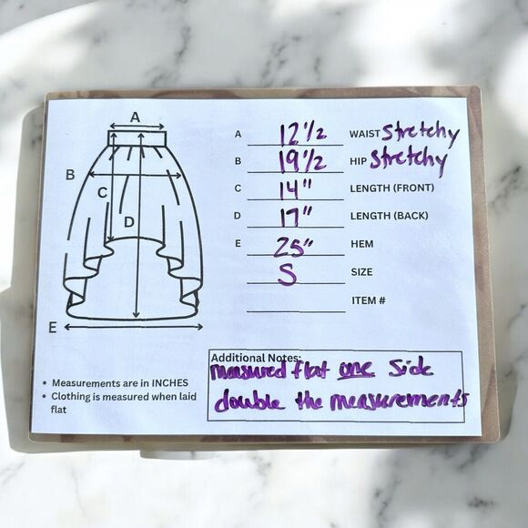 Mossimo Knit Pink Y2K Size S Hi-Low Sweater Skirt Short Casual Mini Rocker Punk - Picture 9 of 11